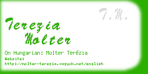 terezia molter business card